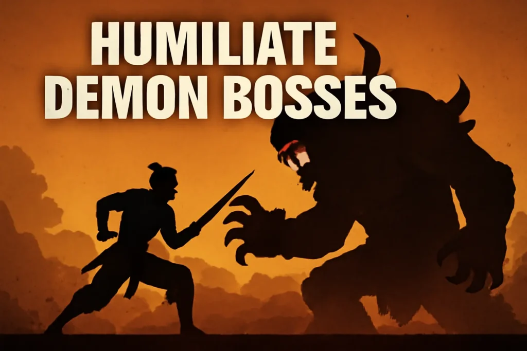 Humiliate Demon Bosses