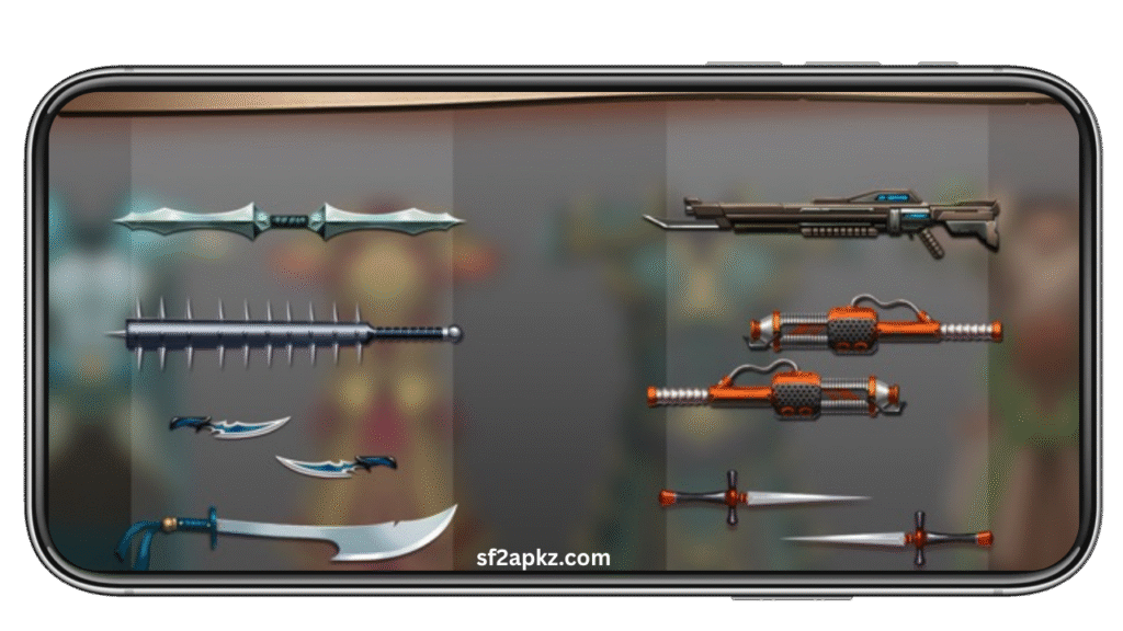 Lots of Weapons to Choose From