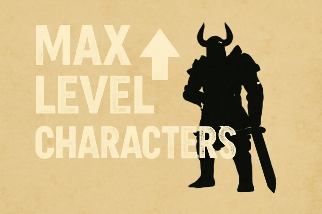 Max Level Titan and Characters